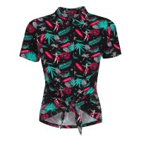 PUSSY DELUXE Aloha Blouse female
