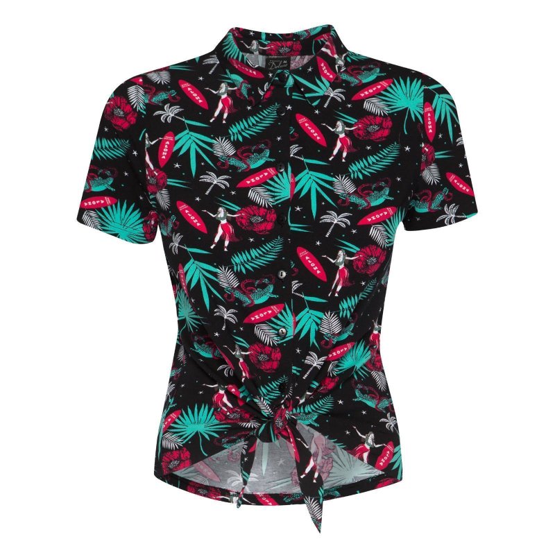 PUSSY DELUXE Aloha Blouse female M