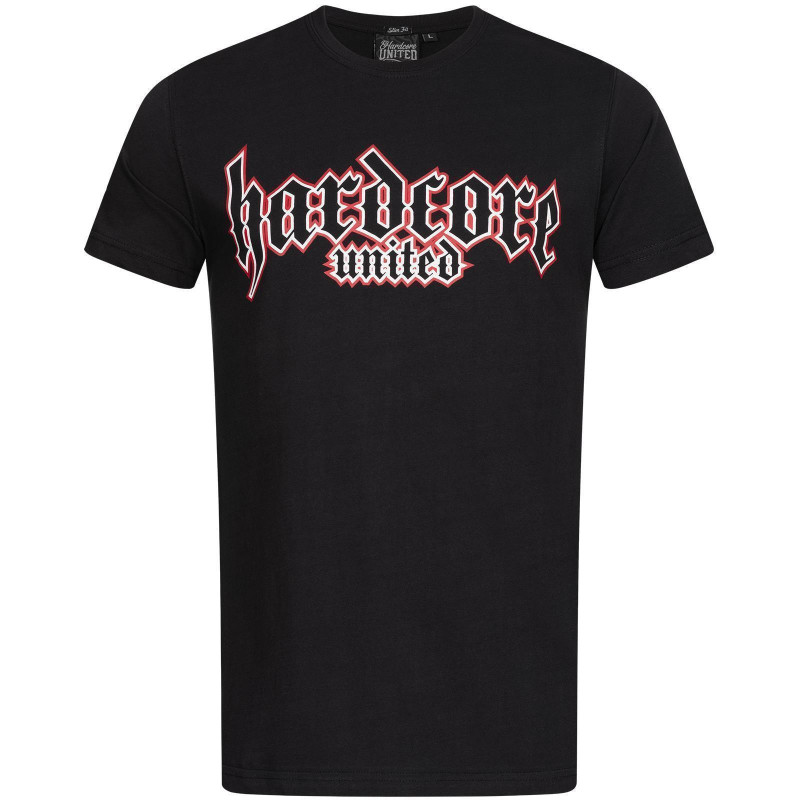 HARDCORE UNITED T- Shirt Big Front black XXL