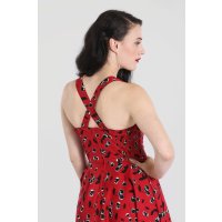 HELL BUNNY Alison Mid Dress red