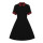 HELL BUNNY Tiddlywinks Mid Dress black L