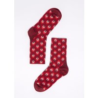 BLUTSGESCHWISTER Socken Sensational Steps red retro