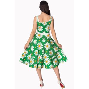 BANNED Crazy Daisy Sundress Dress green