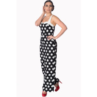 BANNED Dotty About You Playsuit black