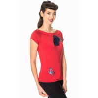 BANNED Freyja Top red