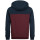 LONSDALE Rinsey Zip Hooded navy/ oxblood M
