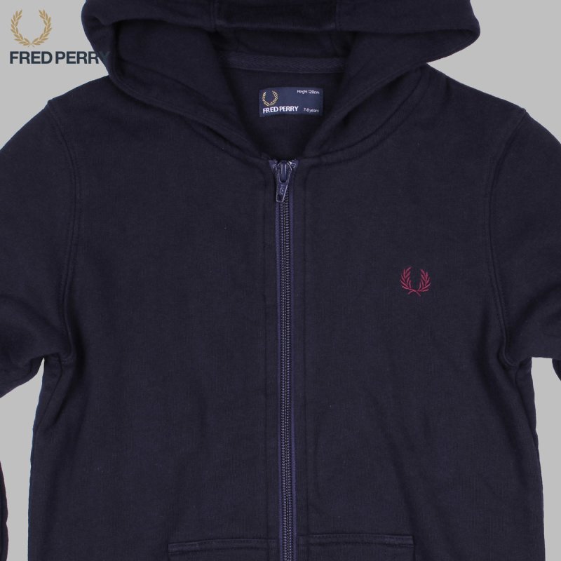 Fred Perry Kids Bold Hooded Sweat navy
