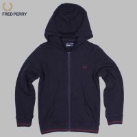 Fred Perry Kids Bold Hooded Sweat navy