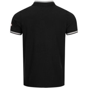 Lonsdale Causton Poloshirt black/ grey