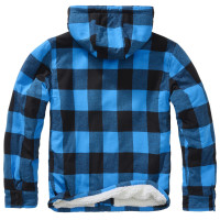 BRANDIT Lumberjacket Hooded black/blue S