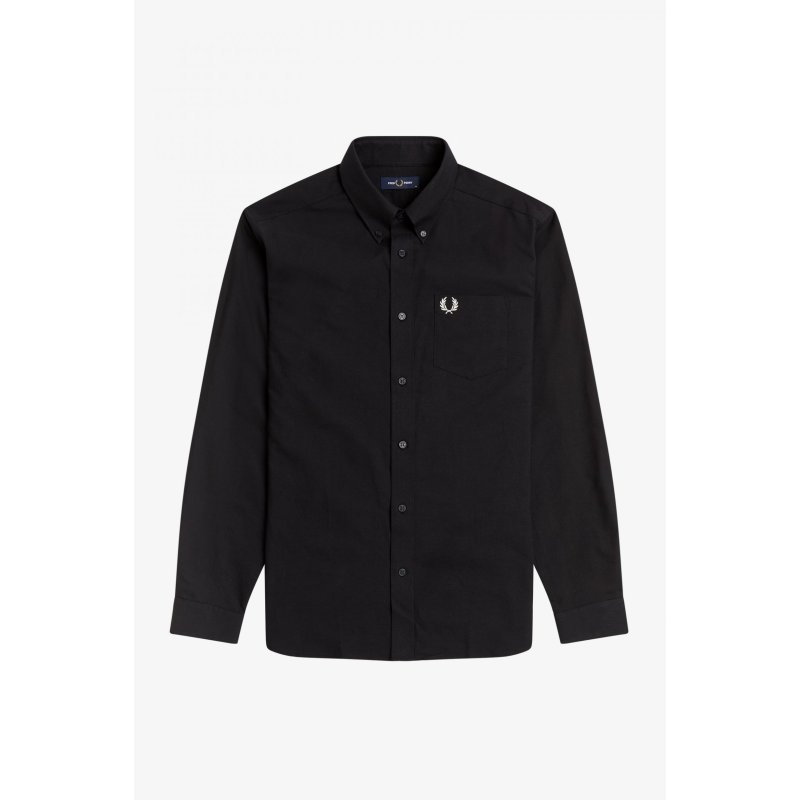 FRED PERRY Oxford Shirt black