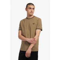 FRED PERRY Twin Tipped T-Shirt sage