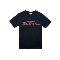BEN SHERMAN Signature Logo T-Shirt dark navy M