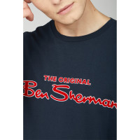 BEN SHERMAN Signature Logo T-Shirt dark navy M