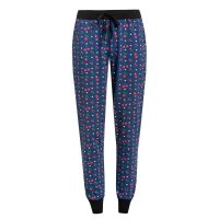 PUSSY DELUXE Cat Paws & Cherries Girl Sweatpants blue allover
