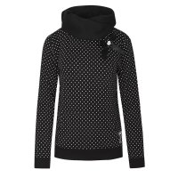 PUSSY DELUXE Dots Shawl Hoodie female black