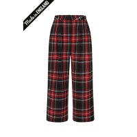 HELL BUNNY Riot Culottes black/ red L