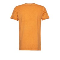 KING KEROSIN Roll-Up T-Shirt Oil Wash Rockabilly Greaser orange 2XL