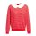 PD Chic Dotties Knit Pullover & Collar female red allover
