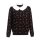PUSSY DELUXE Cherries Knit Pullover & Collar female black allover