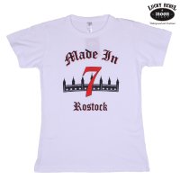 LUCKY REBEL Girl Shirt Made In Rostock white