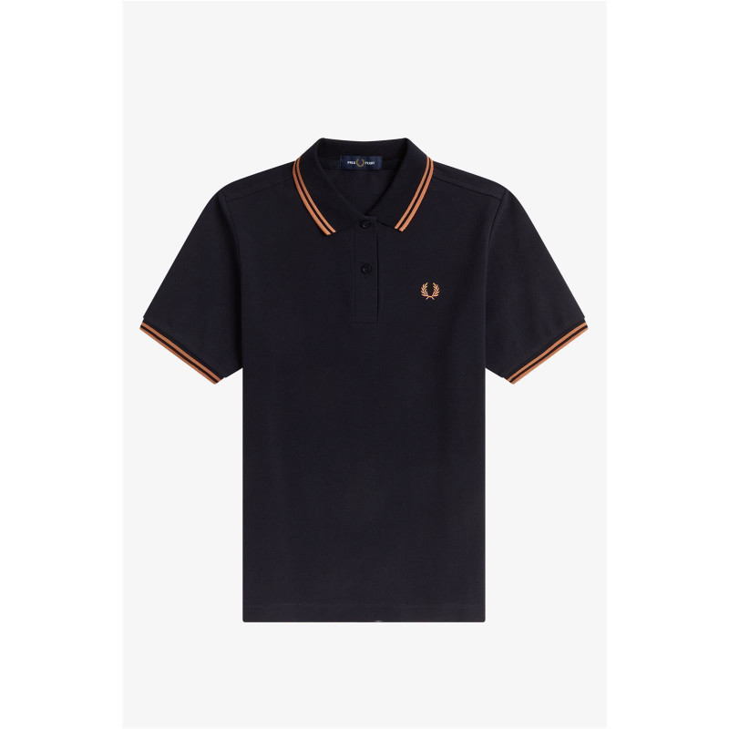 FRED PERRY Twin Tipped Girl Polo  navy L