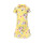SIX BUNNIES Luau Yellow Girl Dress 2-4 Jahre