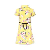 SIX BUNNIES Luau Yellow Girl Dress 4-6 Jahre
