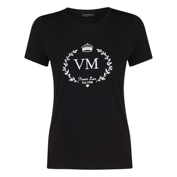 VIVE MARIA Sweet Logo Damen T-Shirt schwarz