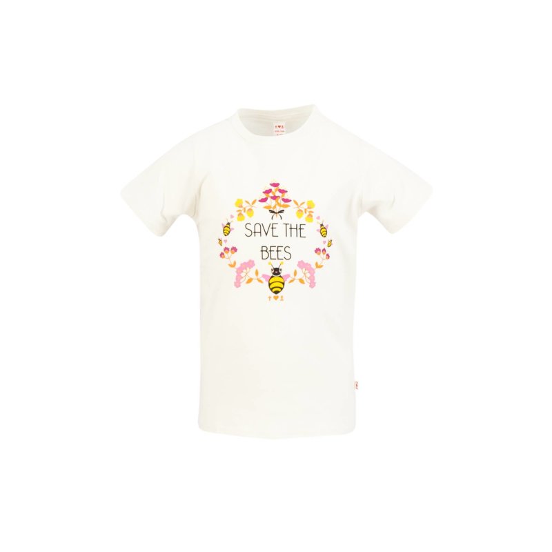 BLUTSGESCHWISTER Kinder-Shirt Kinderstark creamy camellia 110/116