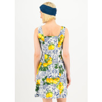 BLUTSGESCHWISTER Summer Dress Chickpea Heart il limone M