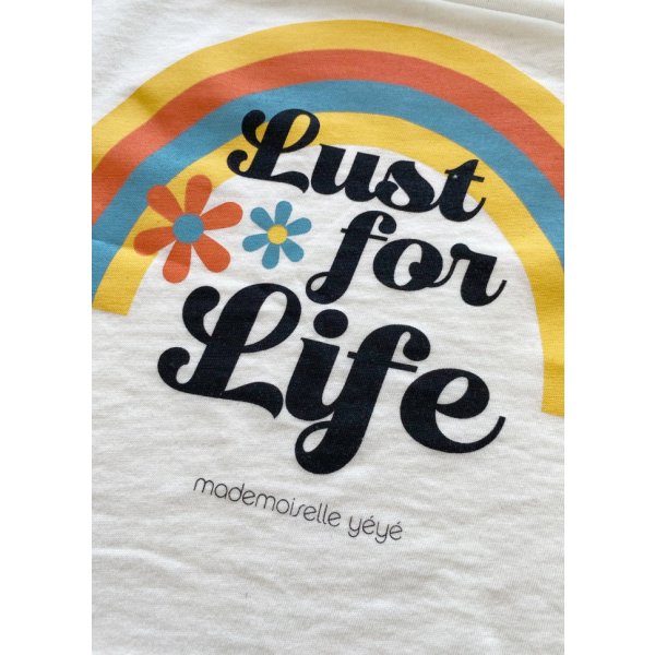 MADEMOISELLE YéYé Lust For Life GOTS T-Shirt ecru