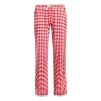 PUSSY DELUXE Red Plaid Pyjama Pants female red allover