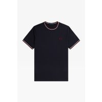 FRED PERRY Twin Tipped T-Shirt desert