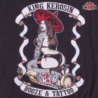 King Kerosin Zip Hoodie "Booze and Tattoo" M