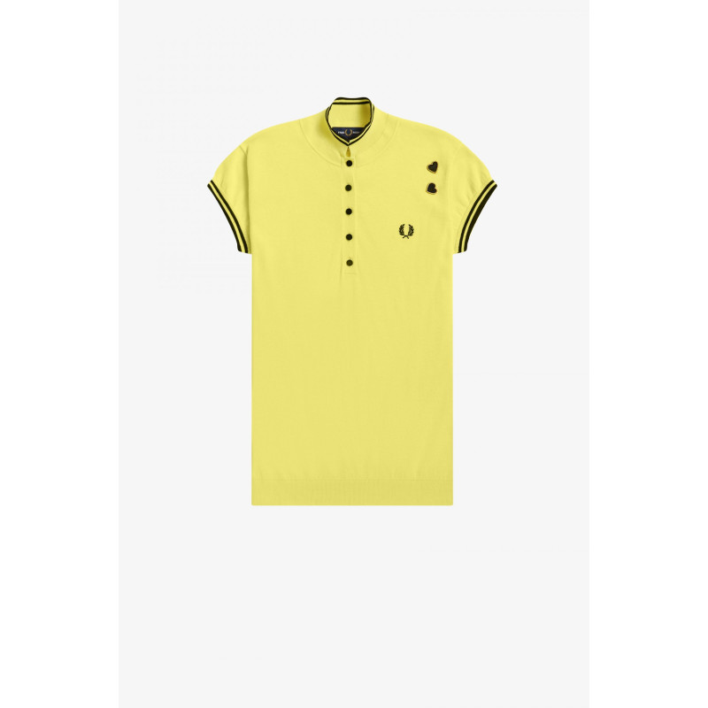 FRED PERRY AMY WINEHOUSE Knitted Shirt limelight L