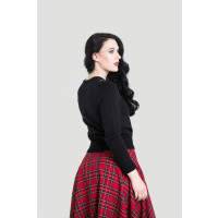 HELL BUNNY Connie Jumper black XS