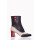 Dancing Days Say My Name Ankle Boot black/ red