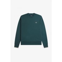 FRED PERRY Crew Neck Sweatshirt silver blue