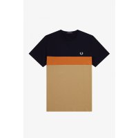FRED PERRY T-Shirt mit Farbblock-Design