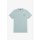 FRED PERRY Pocket Detail Pique T-Shirt silver/ blue