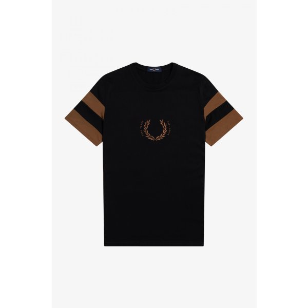 FRED PERRY Bold Tipped T-Shirt black