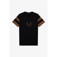 FRED PERRY Bold Tipped T-Shirt black
