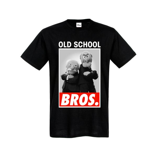 Muppets Old School Bros. T-Shirt male black