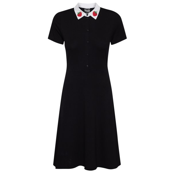 PUSSY DELUXE Cat Classic Berry Dress female black/white