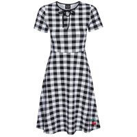 PUSSY DELUXE Back To 1955 Black Checkered Dress female...