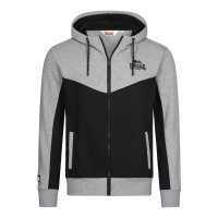 LONSDALE Frankfield Hooded Zipsweat Jacket grey/ blac