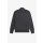FRED PERRY Sweatshirt mit halblangem Reißverschluss anchor grey / dark caramel