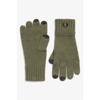FRED PERRY Laurel Wreath Gloves uniform green