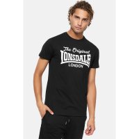 Lonsdale T- Shirt Morham Double Pack black/olive